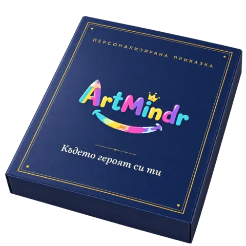 Тъмносиня подаръчна кутия ArtMindr