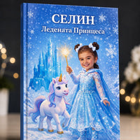 Книжка за оцветяване — Ледена принцеса
