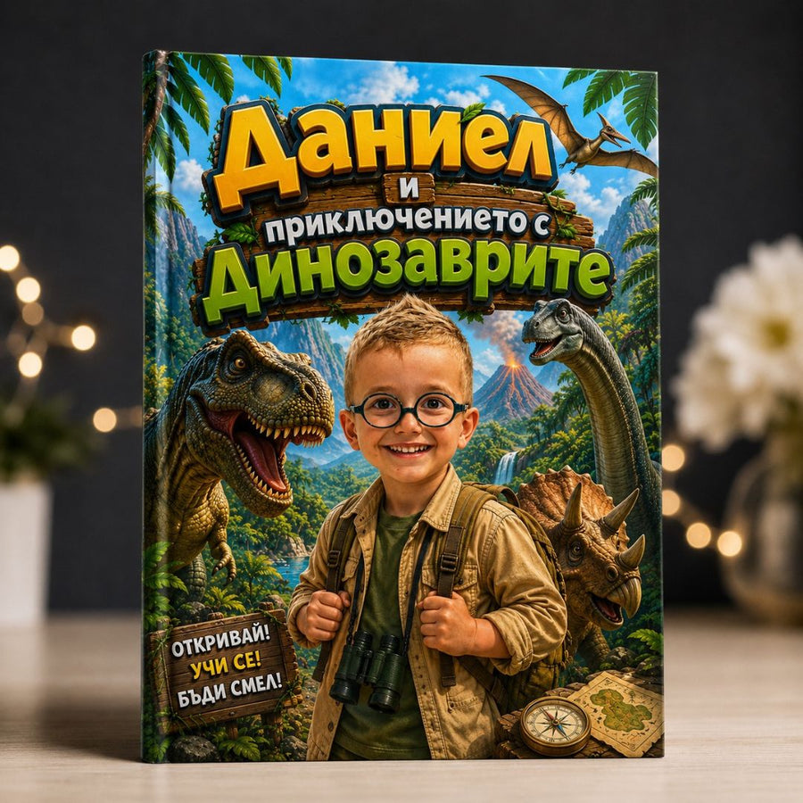 Книжка за оцветяване — Светът на динозаврите