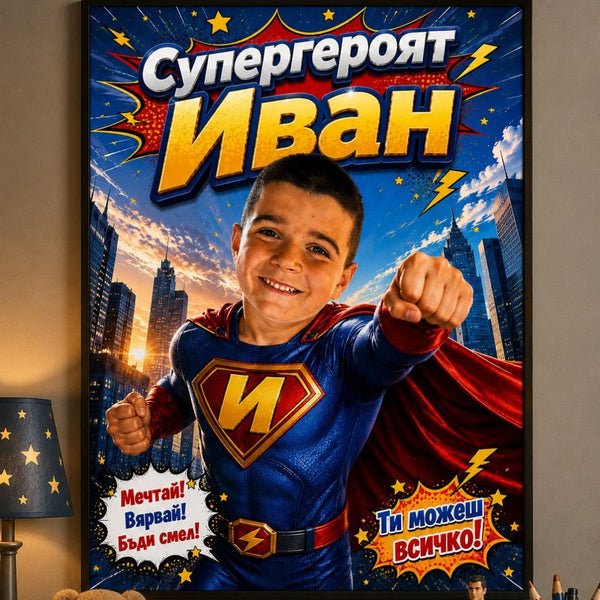 Плакат A3 — Супергерои