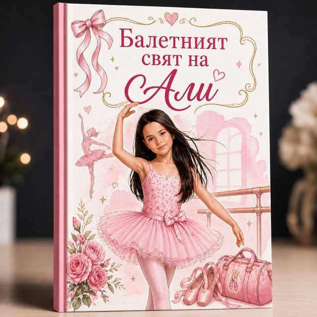 Книжка за оцветяване — Балетен свят