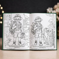 Книжка за оцветяване — Светът на динозаврите