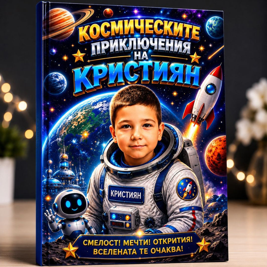 Книжка за оцветяване — Космически приключения