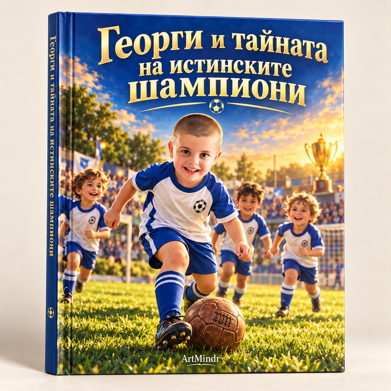 Футбол — примерна персонализирана корица